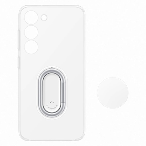 Samsung Galaxy S23 Skal Ringhållare Gadget - Transparent
