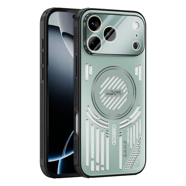 ABEEL Mobilskal till iPhone 17 Pro Aluminium + PC + TPU - Ljusgrön