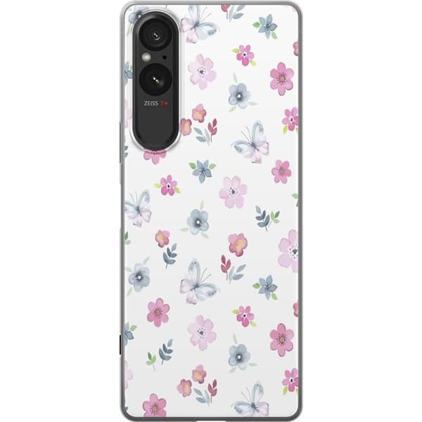 Mobilcover til Sony Xperia 10 VI med Blomster og sommerfugle