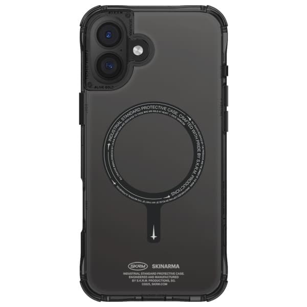 Skinarma Telefontaske til iPhone 16 Plus MagSafe Saido - Sort Svart