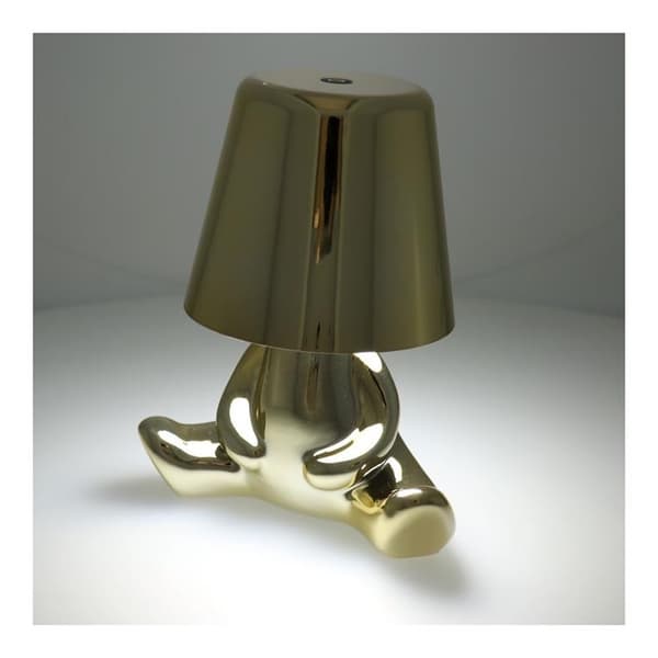 Sengebordlampe GOLD MAN Seat (model 7) MLTL Guld