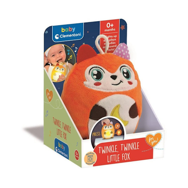 CLEMENTONI Twinkle, Glinkende lille ræv