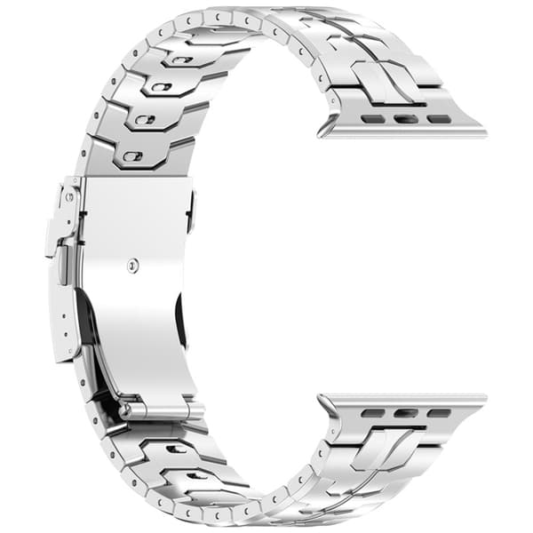 Apple Watch (38/40/41/42mm) Armband Titan Alloy - Silver Silver