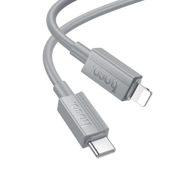 Hoco USB-C til Lightning 1m Kabel 27W X107 - Grå