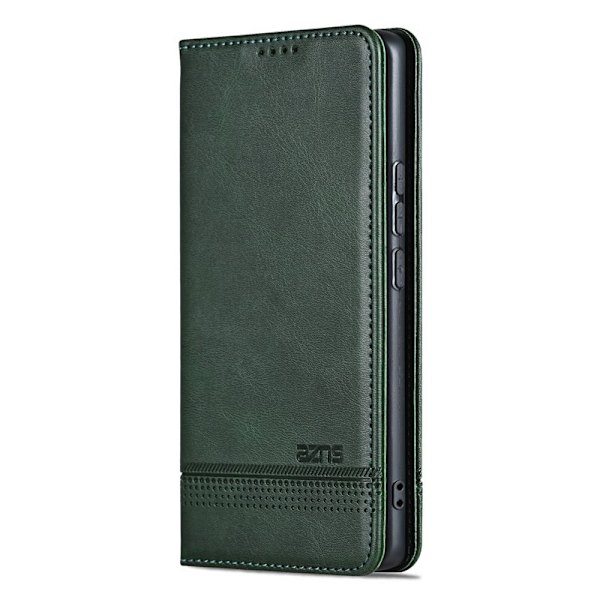 AZNS Xiaomi 15 Pro Plånboksfodral Konstläder - Grön