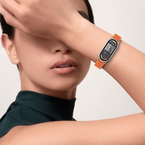 Tech-Protect Xiaomi Smart Band 8/9/10/NFC armbånd nylon stribe - sort Svart