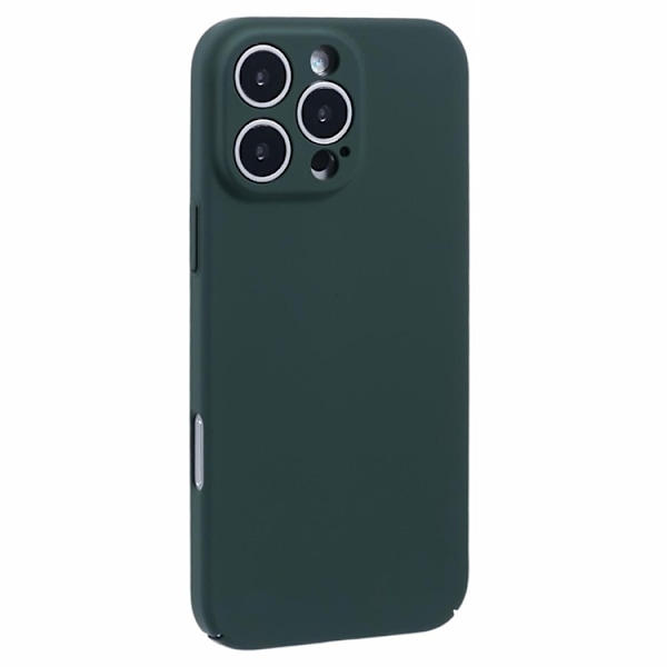 Mobilskal till iPhone 16 Pro Skin-Touch Rubberized PC - Grön Grön