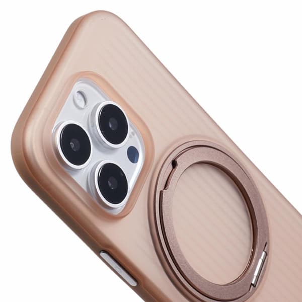 X-LEVEL Mobilskal till iPhone 16 Pro Max med Rotating Kickstand Guld