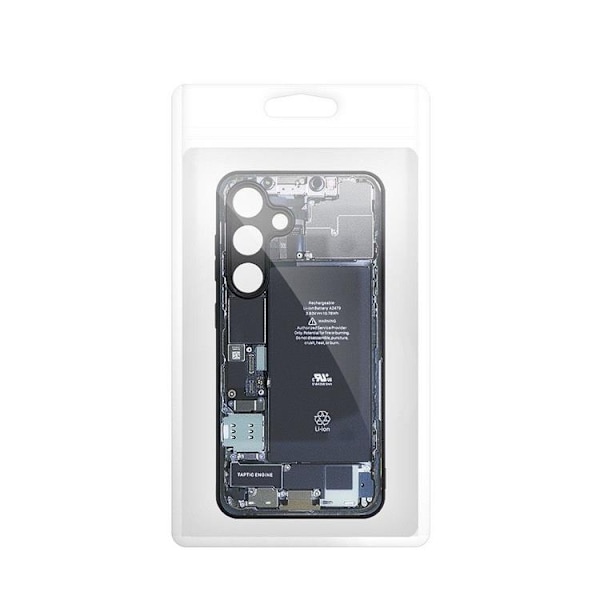 Galaxy S24 Plus Mobilskal Tech Pattern 2 Svart