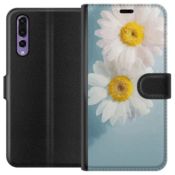 Pungcover til Huawei P20 Pro med Sommerblomster