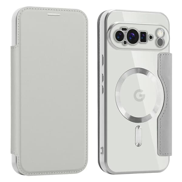 AMORUS Google Pixel 10 Pro XL Plånboksfodral Magsafe RFID-Skydd - Titangrå Grå