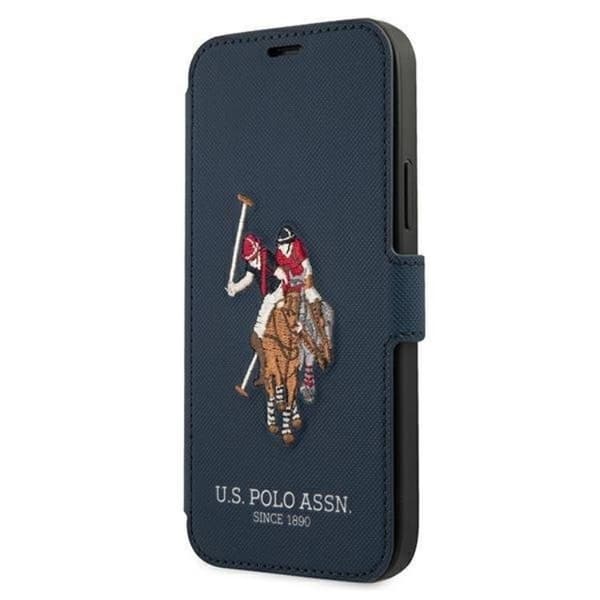 US Polo Polo Embroidery Collection Kotelo iPhone 12 / 12 Pro - M Blue