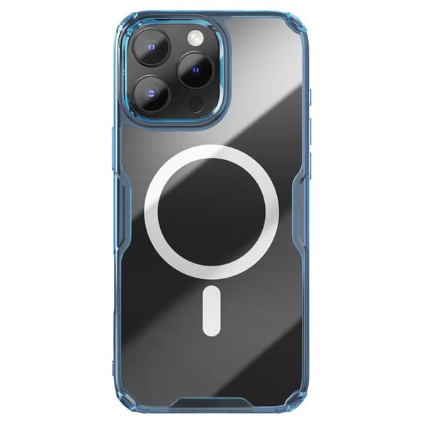 NILLKIN Pro Series Mobilskal till iPhone 16 Pro Max MagSafe TPU+PC Blå