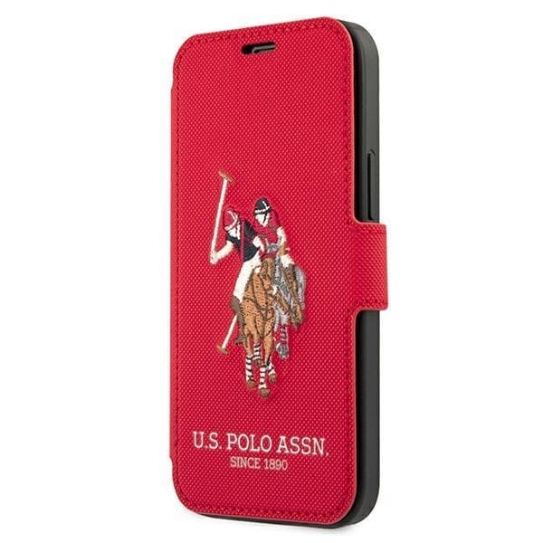 US Polo Polo Embroidery Collection Cover iPhone 12 Mini - Rød Red
