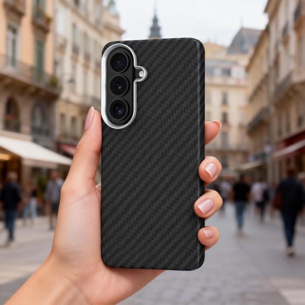 Tech-Protect Mobilcover Til Galaxy S26 Magsafe Ion Carbon - Sort/Sølv Svart