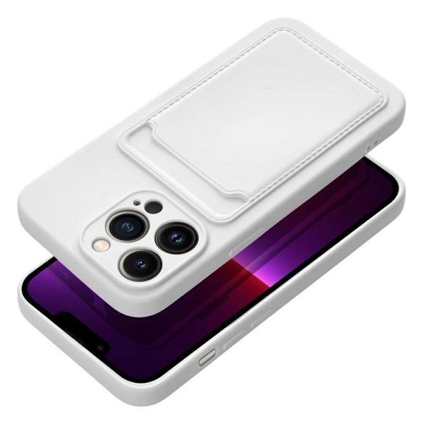 Telefontaske til iPhone 16 Plus kortholder - hvid Vit