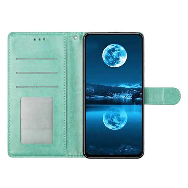 Samsung Galaxy S26 Plus Plånboksfodral Konstläder Ställfunktion - Grön