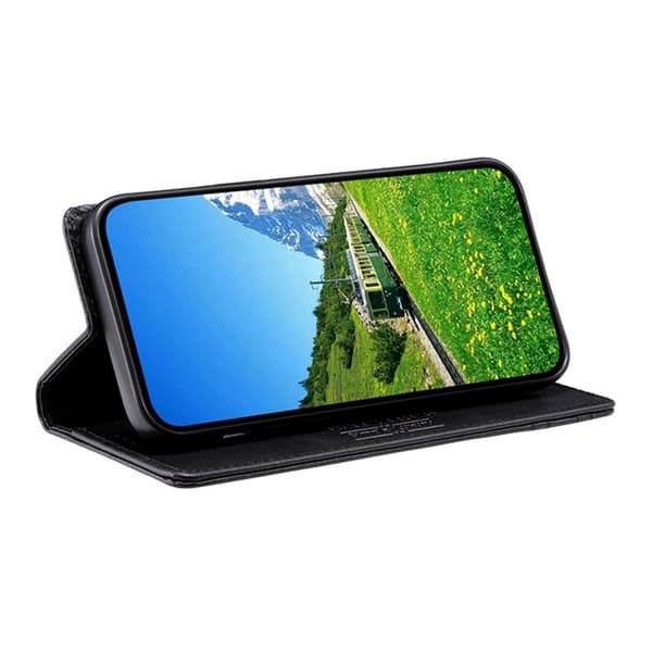 TTUDRCH Samsung Galaxy S26 Plus Plånboksfodral Konstläder RFID Skydd - Svart