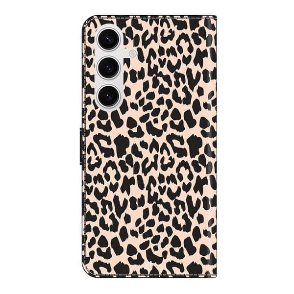 Mobilskal till Samsung Galaxy S26/S26 Pro TPU + KonstLäder - Leopardmönster