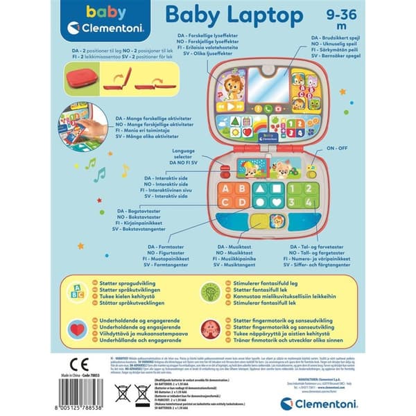 CLEMENTONI Baby Laptop (Nordic)