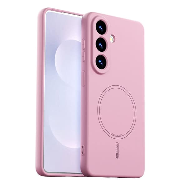 ABEEL Mobilskal för Samsung Galaxy S26 Plus Magnetiskt Silikon - Rosa