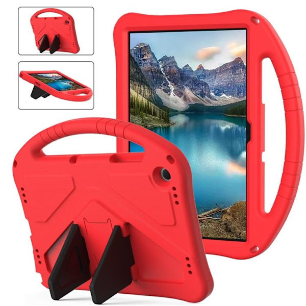 Mobilskal till Galaxy Tab A9 Plus Kickstand Shockproof - Röd Röd
