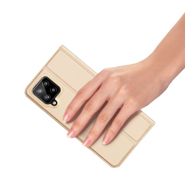 Dux Ducis Skinpro Plånboksfodral Galaxy A22 4G - Gold Guld