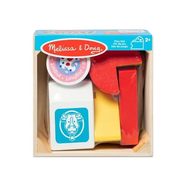 MND Leksak Wooden Food Groups Play Set - Dairy Trä