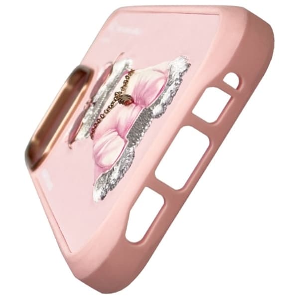 Nimmy Mobilskal till iPhone 16 Pro Max Glasses Cool Cat - Rosa Rosa