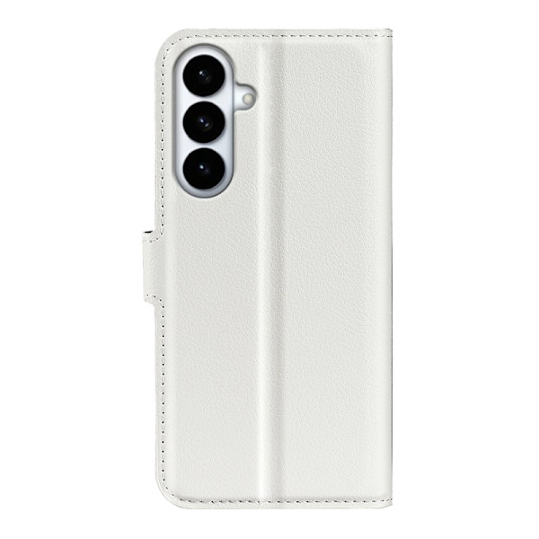 Plånboksfodral för Samsung Galaxy S26 Plus Ställ Konstläder - Vit