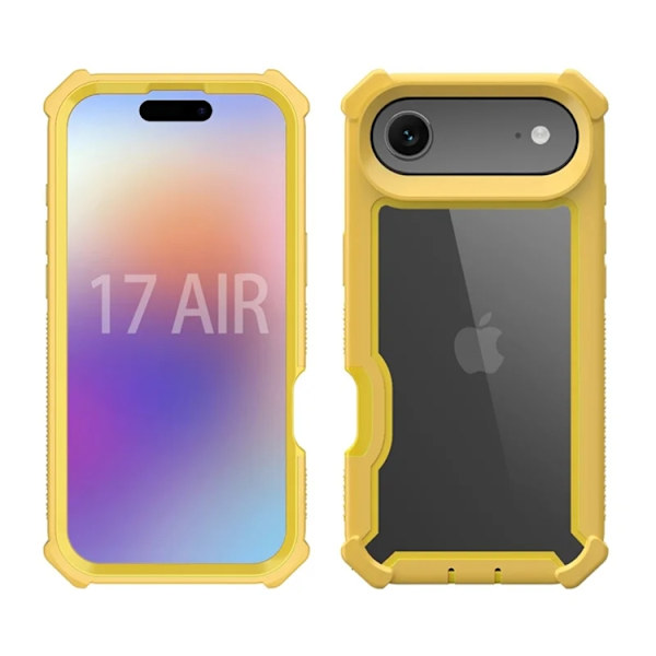 Mobilskal till iPhone 17 Air TPU + PC Shockproof - Guld Guld