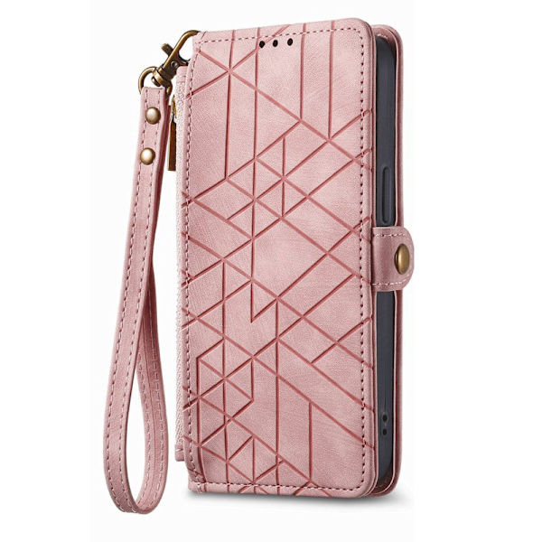 Plånboksfodral för Samsung Galaxy S26 Plus Konstläder - Rosa