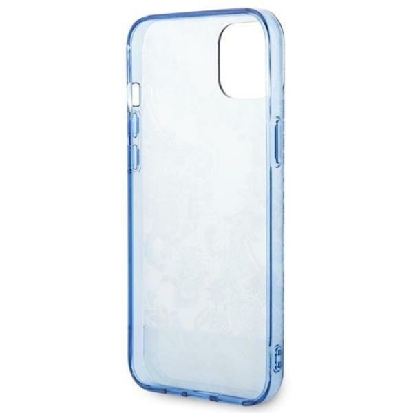 GUESS iPhone 14 Plus Skal Porcelain Collection - Blå