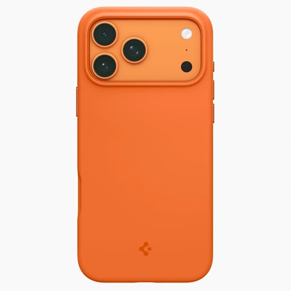 Spigen Telefontaske til iPhone 17 Pro Max Magsafe Silikone Fit - Orange Orange