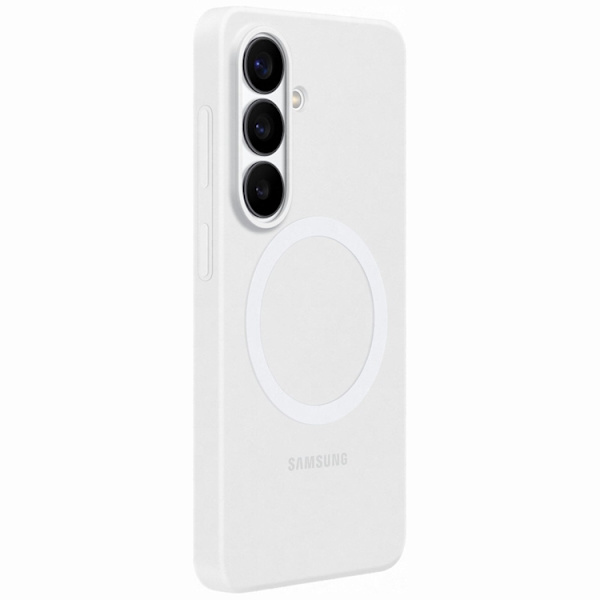 SAMSUNG Mobilskal För Galaxy S26 Plus MagSafe Silikon Magnet - Vit Vit