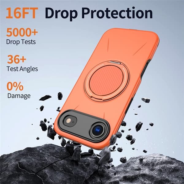 Mobilskal till iPhone Air MagSafe Rotating Kickstand - Orange Orange