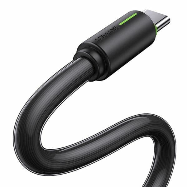 USAMS Kabel USB-C 3A YU-serie 1m (US-SJ732) - Svart