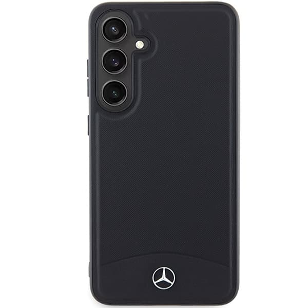 Mercedes Mobilskal till Galaxy S24 Plus MagSafe Läder Textured Plain Style