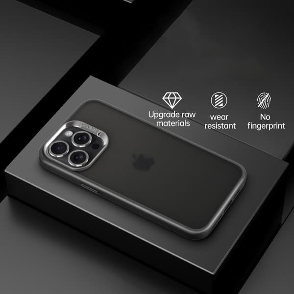 SULADA Mobilskal till iPhone 15 Pro Anti-fall PC+TPU Svart