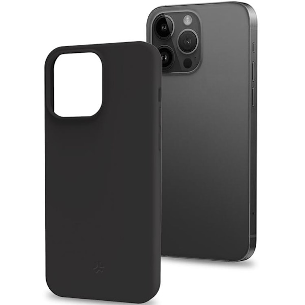 Celly iPhone 15 Pro Mobilskal Planet Soft TPU - Svart Svart