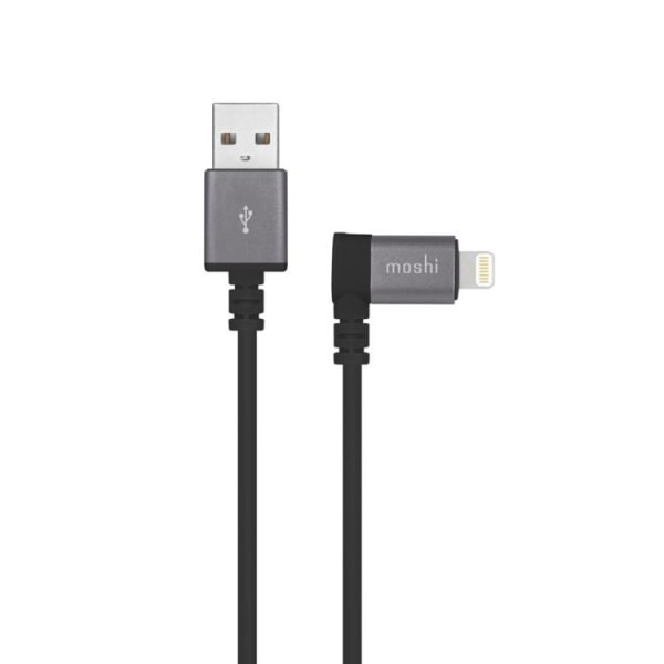 Moshi USB-A till Lightning Kabel Med 90-Graders Kontakt 1.5m