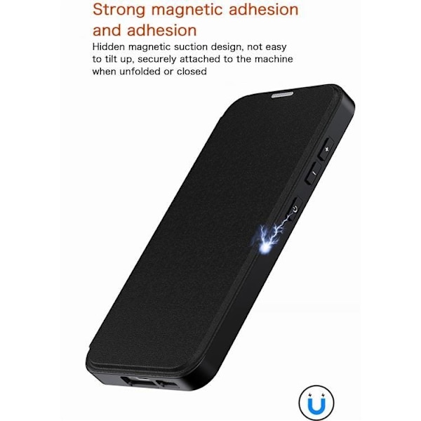 Galaxy S24 Plus Plånboksfodral Magsafe RFID PU-Läder - Svart Svart
