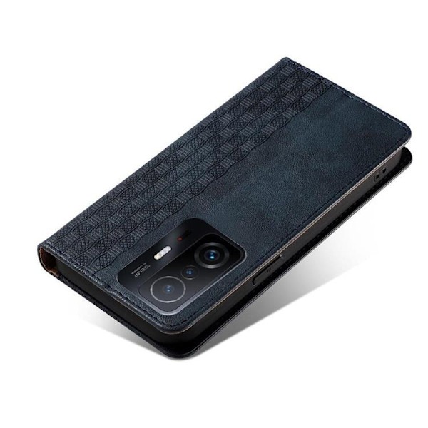 Galaxy A13 5G Plånboksfodral Magnet Strap - Blå