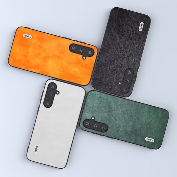 ABEEL Mobilskal till Samsung Galaxy S23 FE Läder TPU+PC Grön