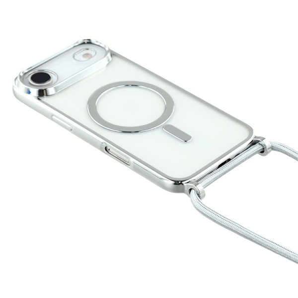 Mobilskal till iPhone Air MagSafe Electroplating Edge TPU - Silver Silver