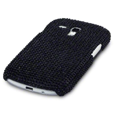 Bling Bling Cover til Samsung Galaxy S3 mini i8190 (Sort) Black