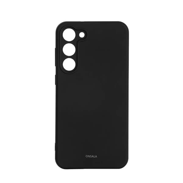 ONSALA Galaxy S23 Plus 5G -kuori Silikoni - Musta Black