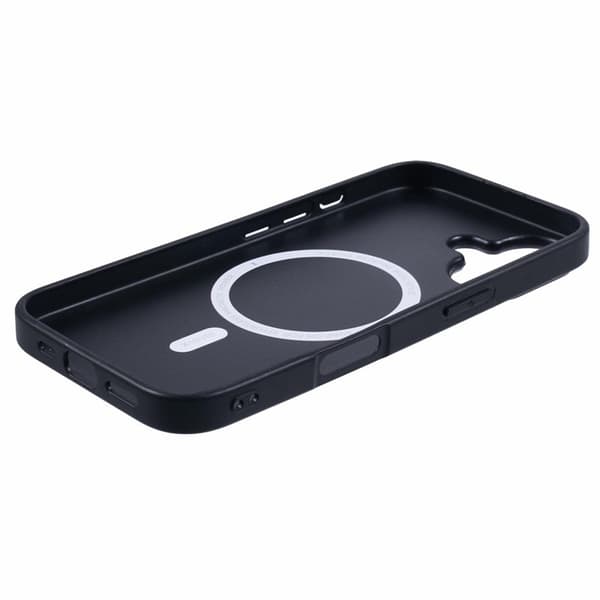 X-LEVEL Bojue-3 Mobilskal till iPhone 16 MagSafe Läder Blå