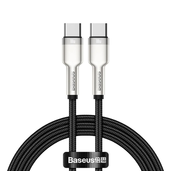 BASEUS kabel USB-C til USB-C PD100W Power Delivery 1m Sort