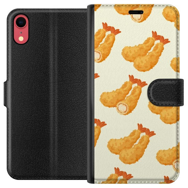 Plånboksfodral till Apple iPhone XR med Räkor